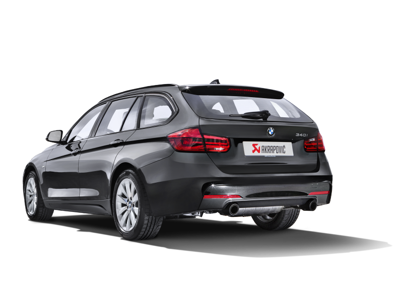 Akrapovic 16-17 BMW 340i (F30 F31) Evolution Line Cat Back (SS) w/ Carbon Tips (Req. Link Pipe) - COLORADO N5X
