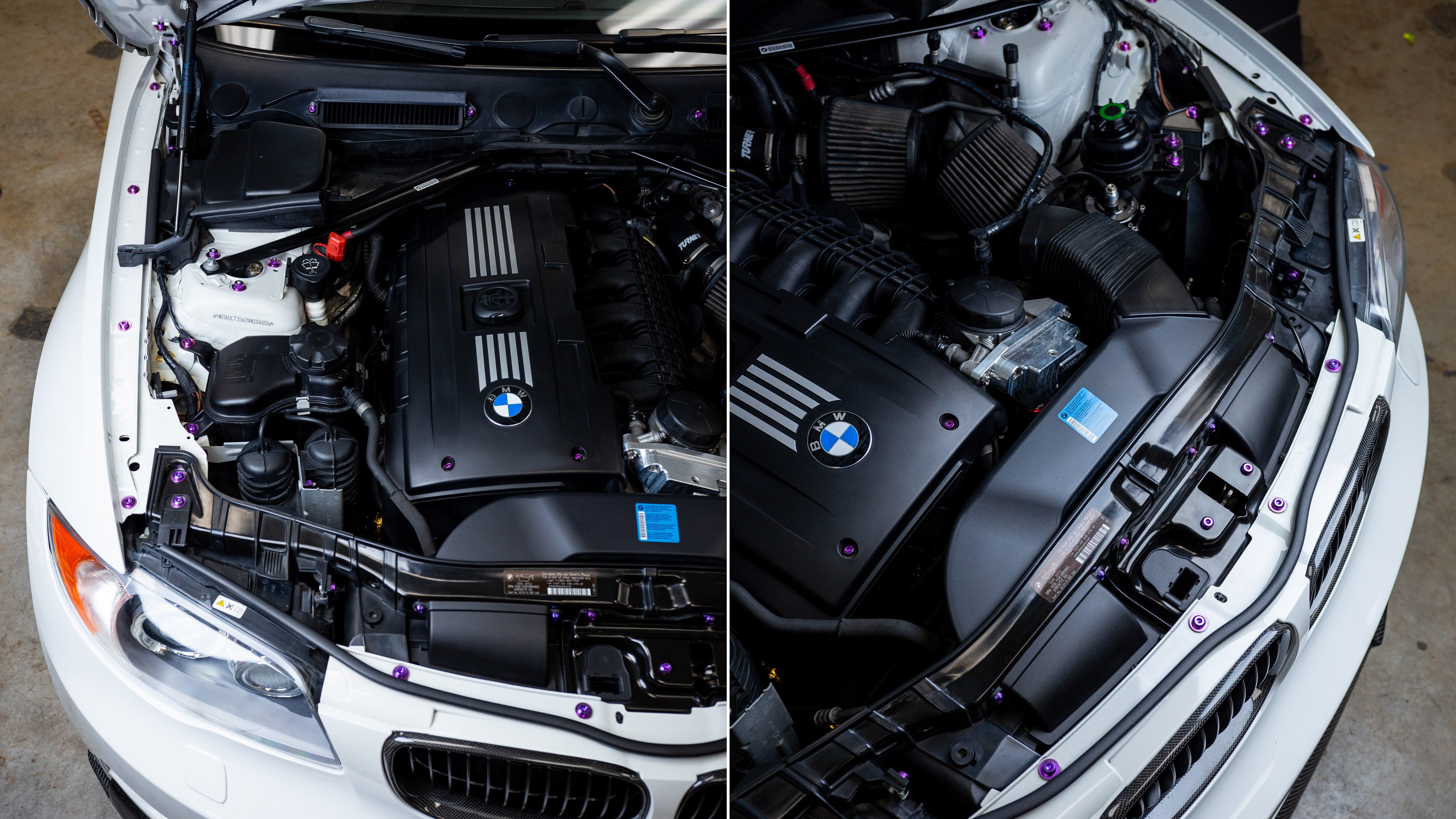 Dress Up Bolts Stage 2 Titanium Hardware Engine Bay Kit - BMW E82 135i (2007-2012) - COLORADO N5X