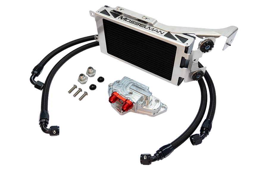 Mosselman SINGLE OIL COOLER KIT, BMW 3-SERIES E9X 335i N54/N55 - COLORADO N5X