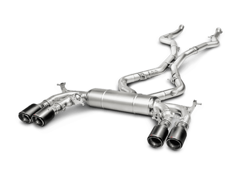 Akrapovic 15-17 BMW X5M (F85) Evolution Line Cat Back (Titanium) w/ Carbon Tips.