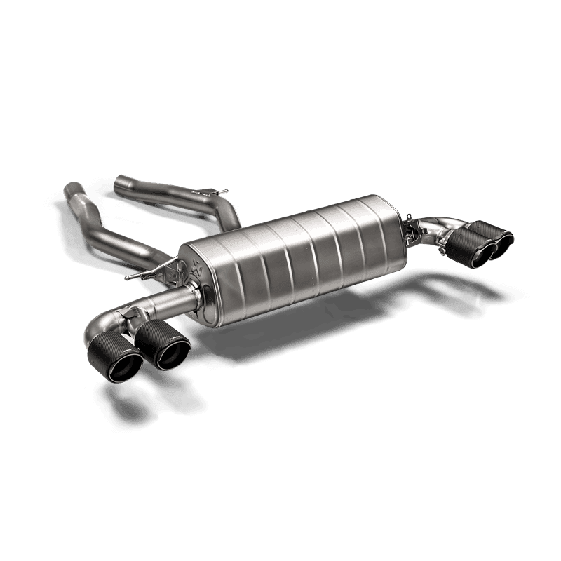 Akrapovic 2019 BMW Z4 M40i (G29) Slip-On Line (Titanium) w/Carbon Fiber Tips.