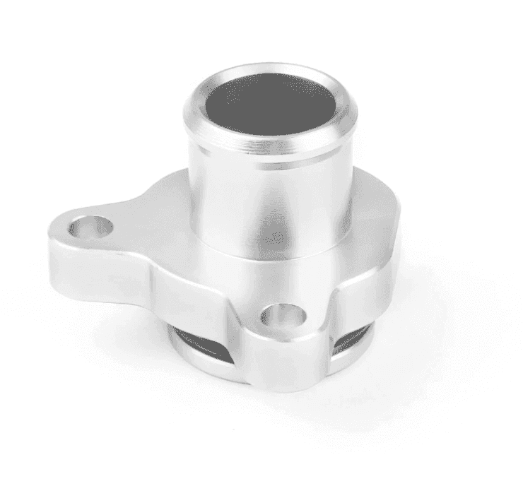 Billet Aluminum Coolant Flange Kit with Hose Clamp & O-Ring.