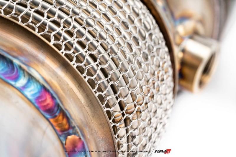 AMS Performance A90 2020 Toyota GR Supra Alpha 6 GTX3076 GEN II Turbo Kit 49 State Legal EPA Catted.