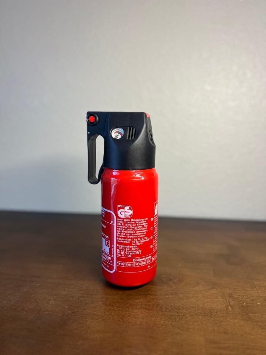 Bare BMW Branded 1 Kg Fire Extinguisher.