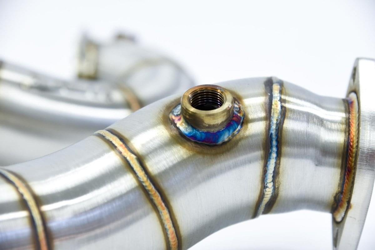 BMW 135i N54 3" CATLESS DOWNPIPES.