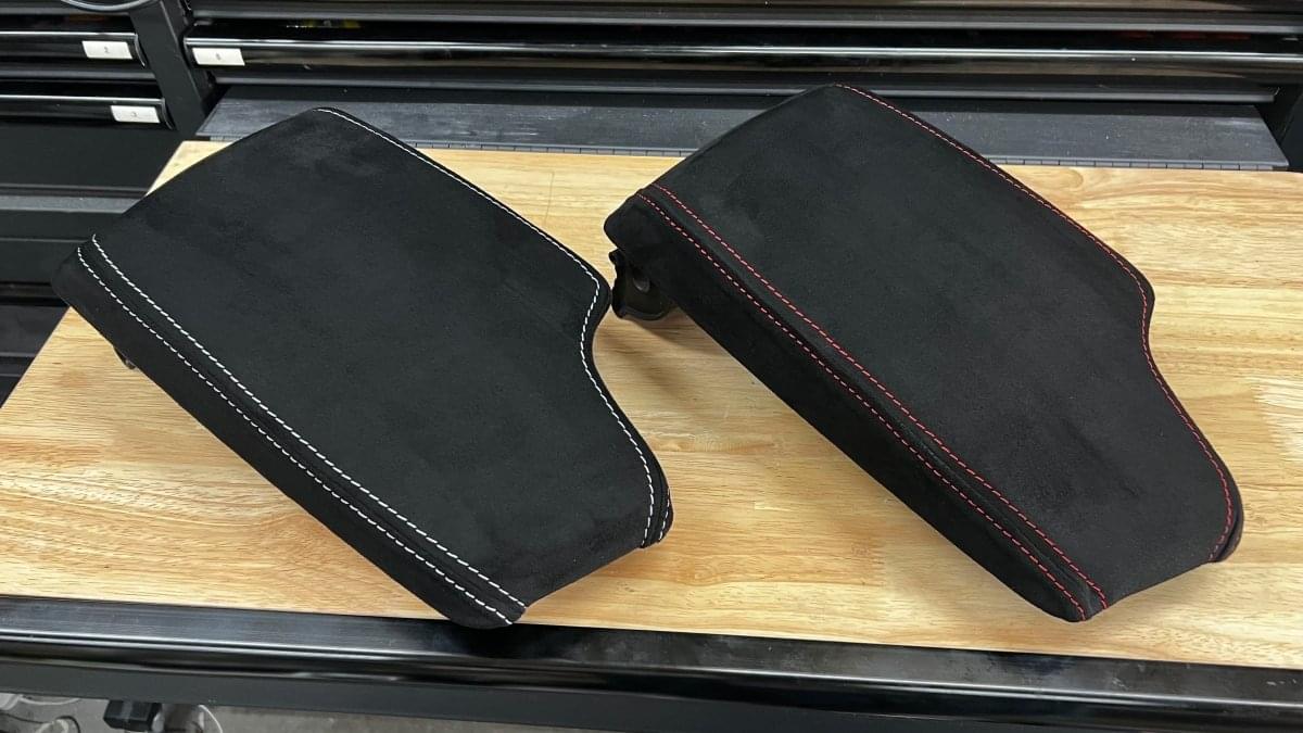 BMW ARMREST ALCANTARA SUEDE E9X / F SERIES.