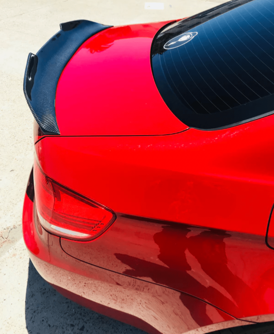 BMW Carbon Fiber Performance V2 Spoiler.