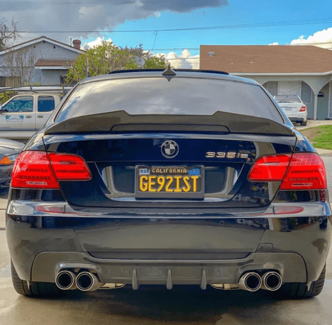 BMW Carbon Fiber Performance V2 Spoiler.