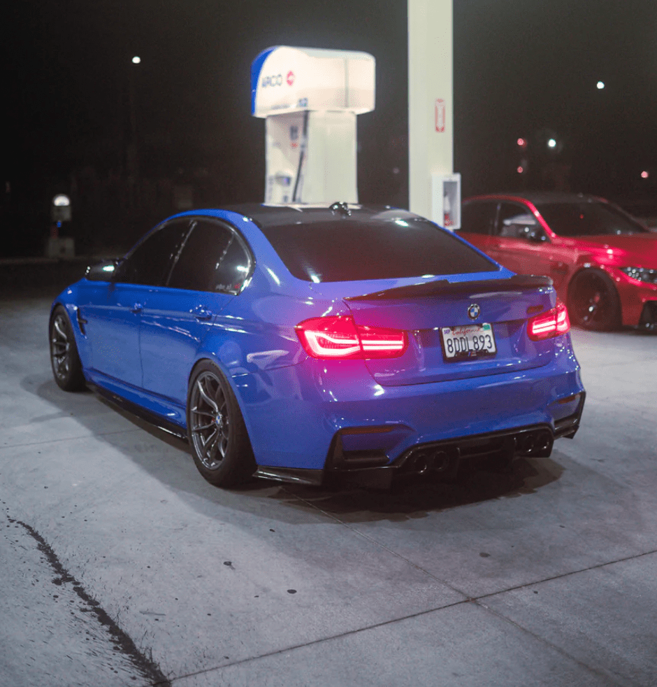 BMW Carbon Fiber Performance V2 Spoiler.