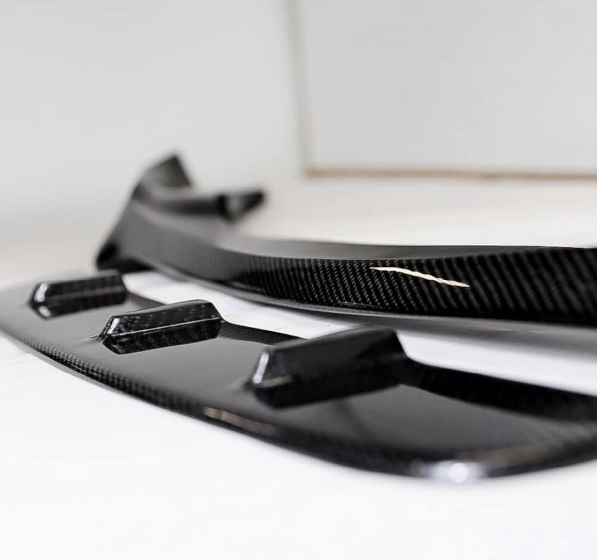 BMW E90/E92 335i V-Style Carbon Fiber Front Lip | Front Splitter Upgrade.