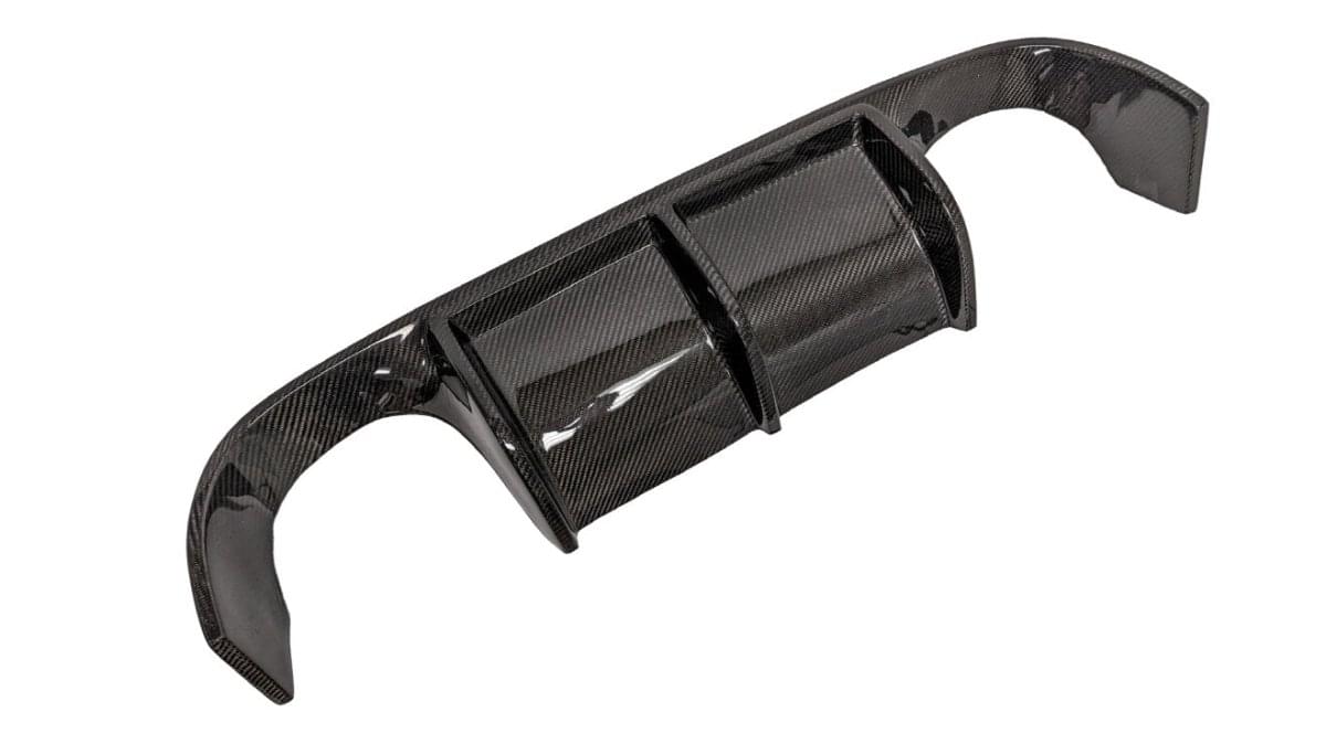 BMW F30 M3 Style Rear Bumper V-Style Carbon Fiber Diffuser.