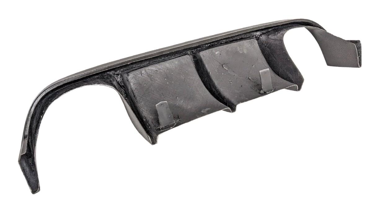 BMW F30 M3 Style Rear Bumper V-Style Carbon Fiber Diffuser.