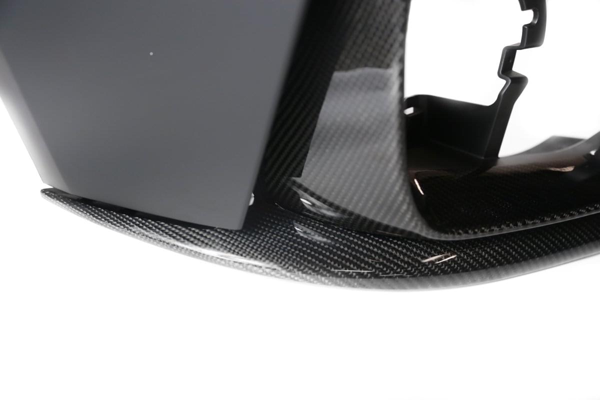 BMW F30 Performance Style Carbon Fiber Lip for Good Go M3 Bumper.