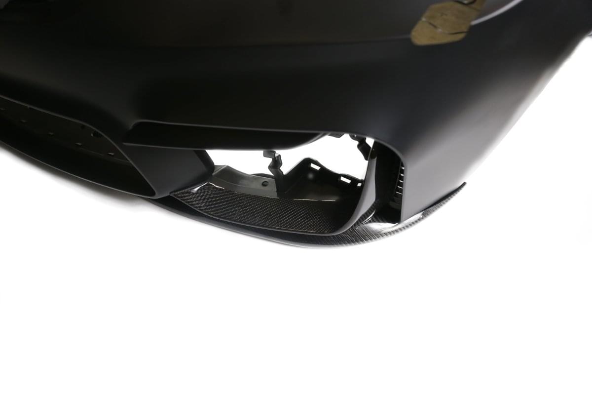 BMW F30 Performance Style Carbon Fiber Lip for Good Go M3 Bumper.