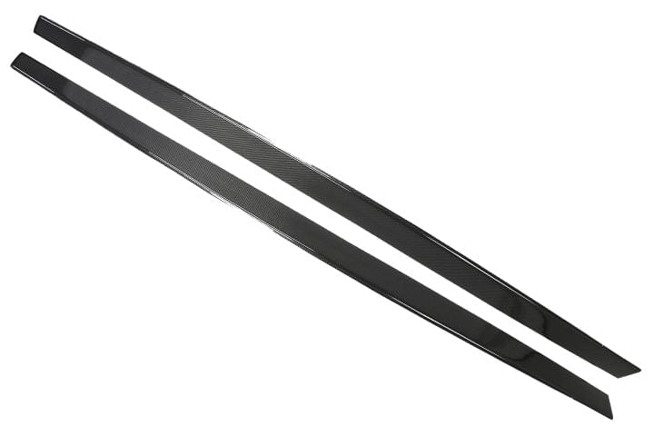 BMW F8X M3/M4 M-P Type Carbon Fiber Side Skirt Extension.