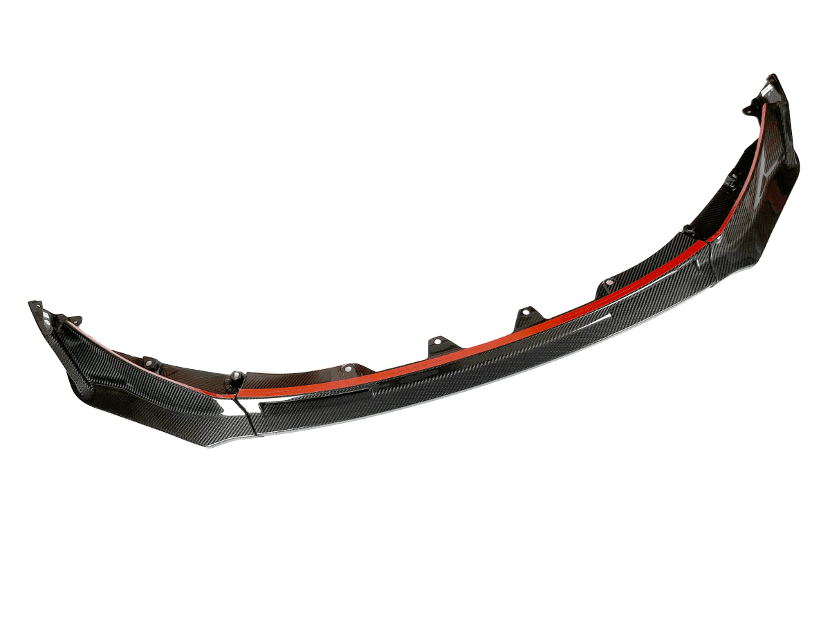 BMW G8X M3 / M4 VR1 Style 3-Piece Carbon Fiber Front Lip Splitter.
