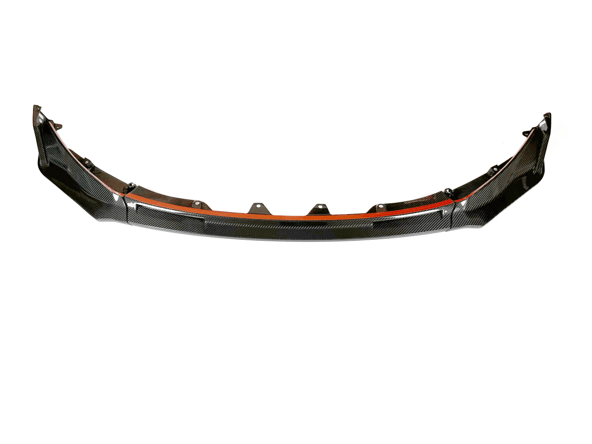 BMW G8X M3 / M4 VR1 Style 3-Piece Carbon Fiber Front Lip Splitter.