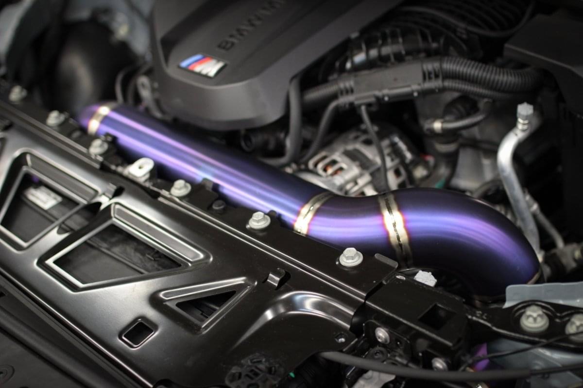 BMW M2 M3 M4 S58 Titanium Front Mount Intake System.