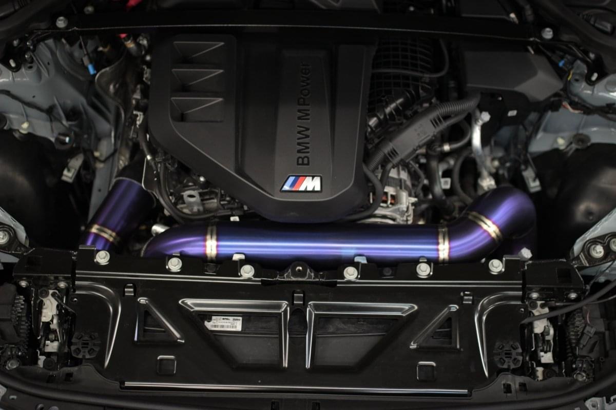 BMW M2 M3 M4 S58 Titanium Front Mount Intake System.