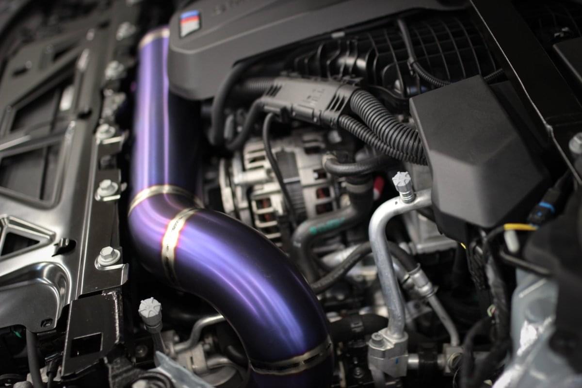 BMW M2 M3 M4 S58 Titanium Front Mount Intake System.