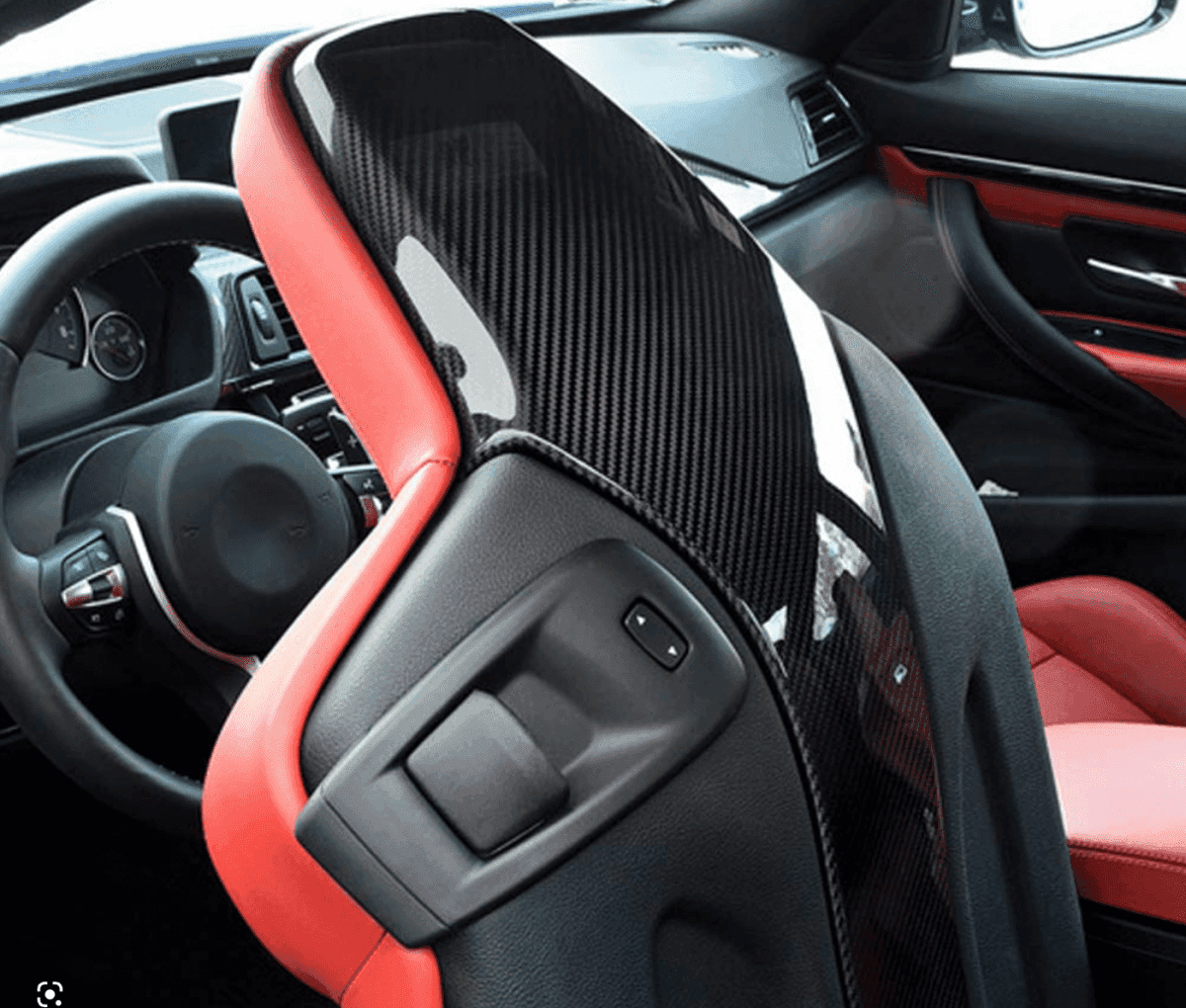 CARBON FIBER SEAT COVERS (FULL KIT) - F80 M3 | F82 M4 | F87 M2C.