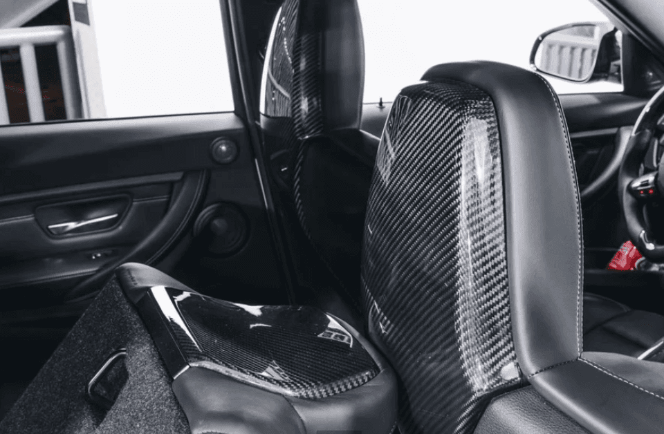 CARBON FIBER SEAT COVERS (FULL KIT) - F80 M3 | F82 M4 | F87 M2C.