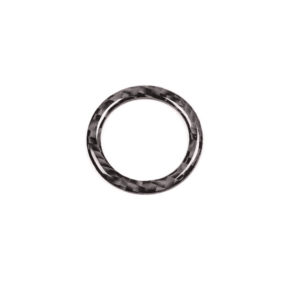 Carbon Fiber Start Button Ring Trim - BMW E Chassis.
