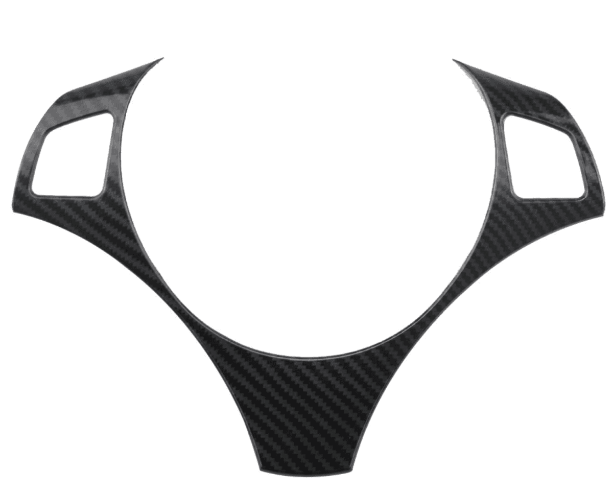 Carbon Fiber Steering Wheel Trim Cover E9X.