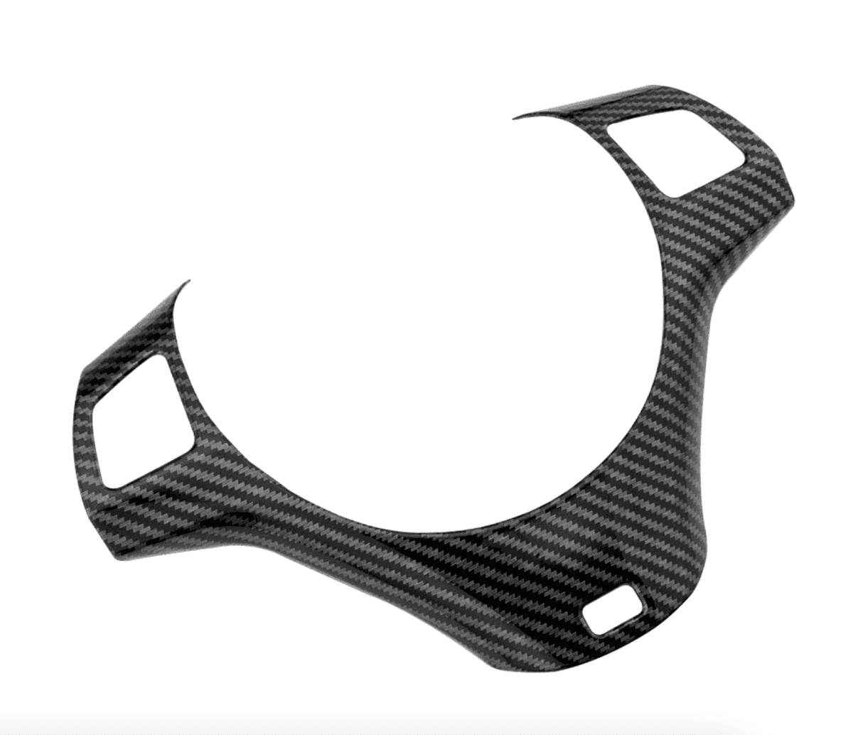 Carbon Fiber Steering Wheel Trim Cover E9X.