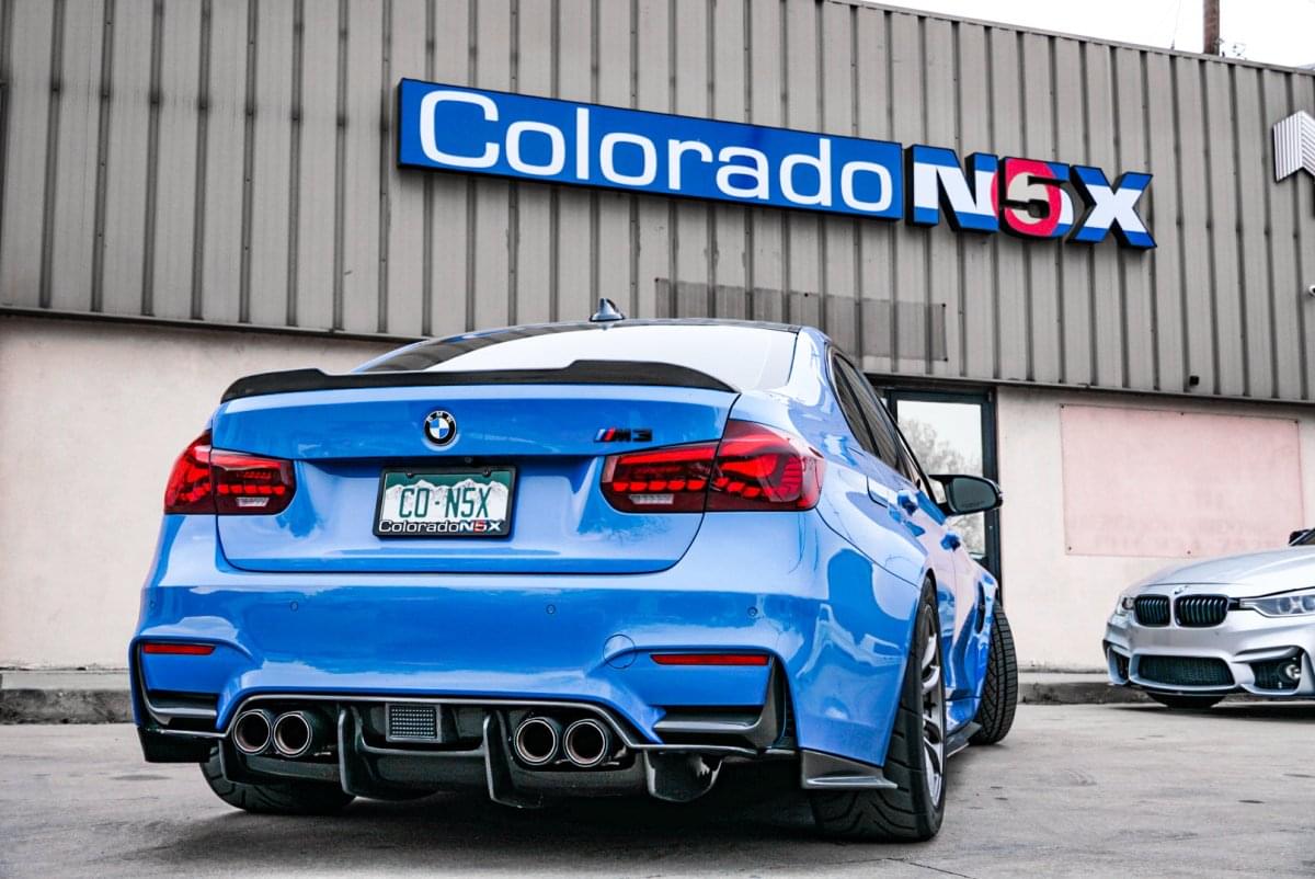 CS STYLE CARBON FIBER TRUNK SPOILER - F30 3-SERIES | F80 M3.