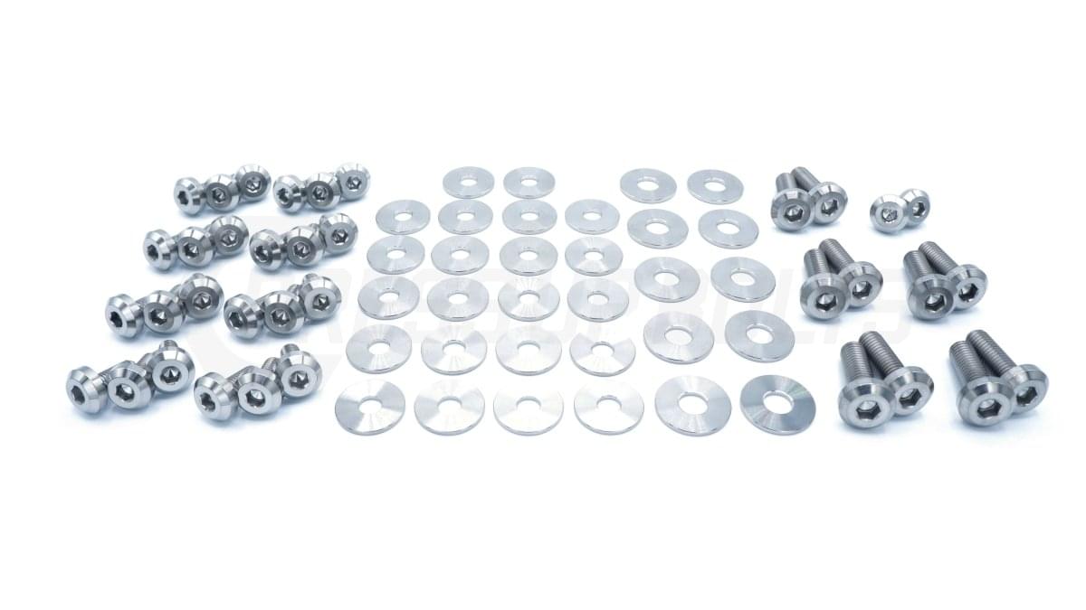 Dress Up Bolts Stage 1 Titanium Hardware Engine Bay Kit - BMW F3X 335i (2012-2015).