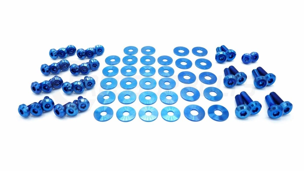 Dress Up Bolts Stage 1 Titanium Hardware Engine Bay Kit - BMW F3X 335i (2012-2015).