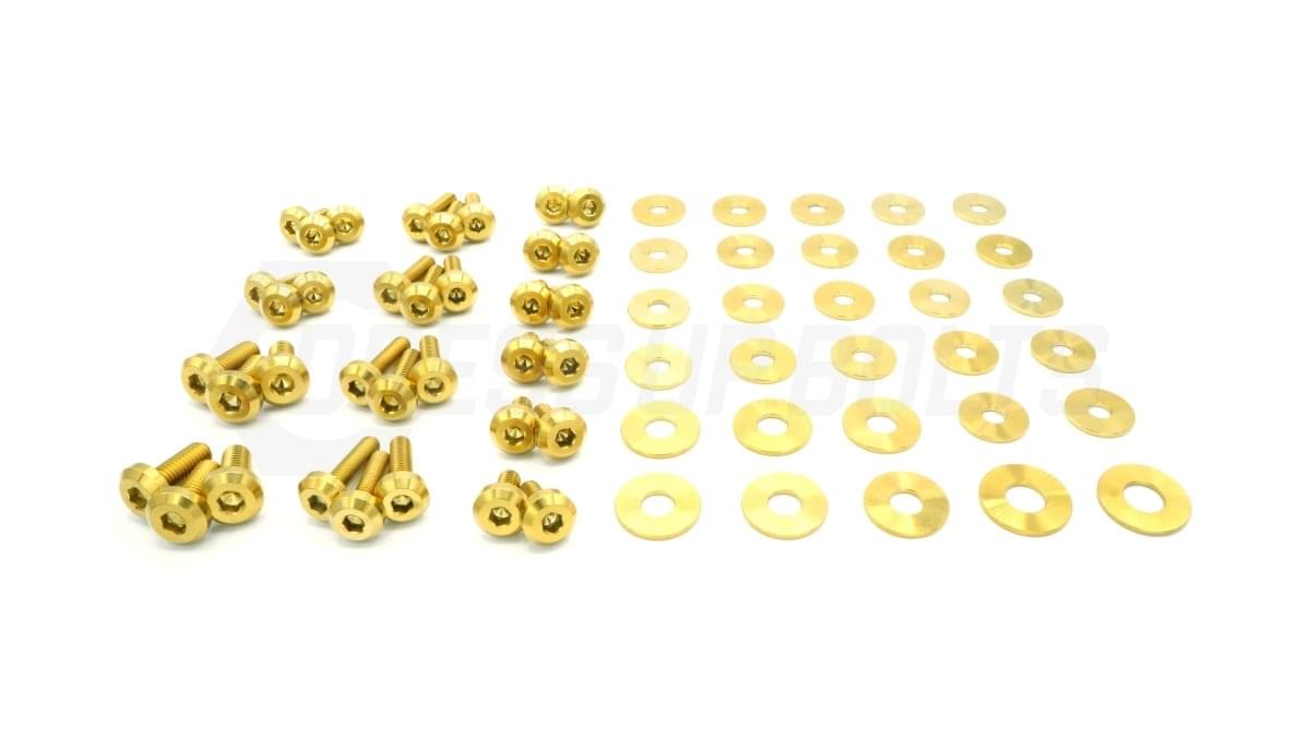 Dress Up Bolts Stage 1 Titanium Hardware Engine Bay Kit - BMW F80 M3 (2014-2018).