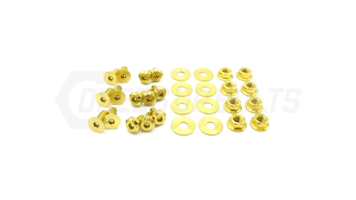 Dress Up Bolts Titanium Hardware Door Kit - BMW E92 335i (2007-2013).