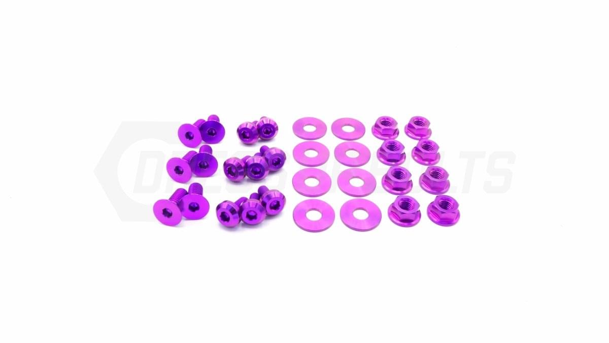 Dress Up Bolts Titanium Hardware Door Kit - BMW E92 335i (2007-2013).