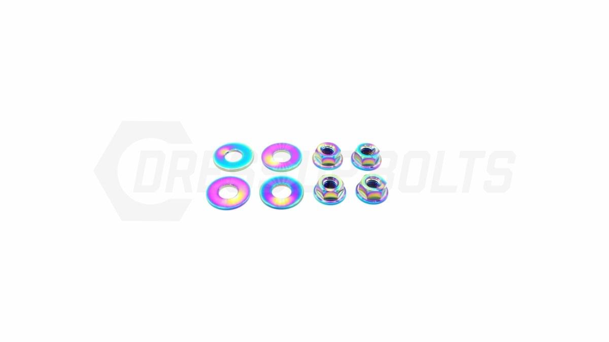 Dress Up Bolts Titanium Hardware Hood Kit - BMW F3X 335i (2012-2015).