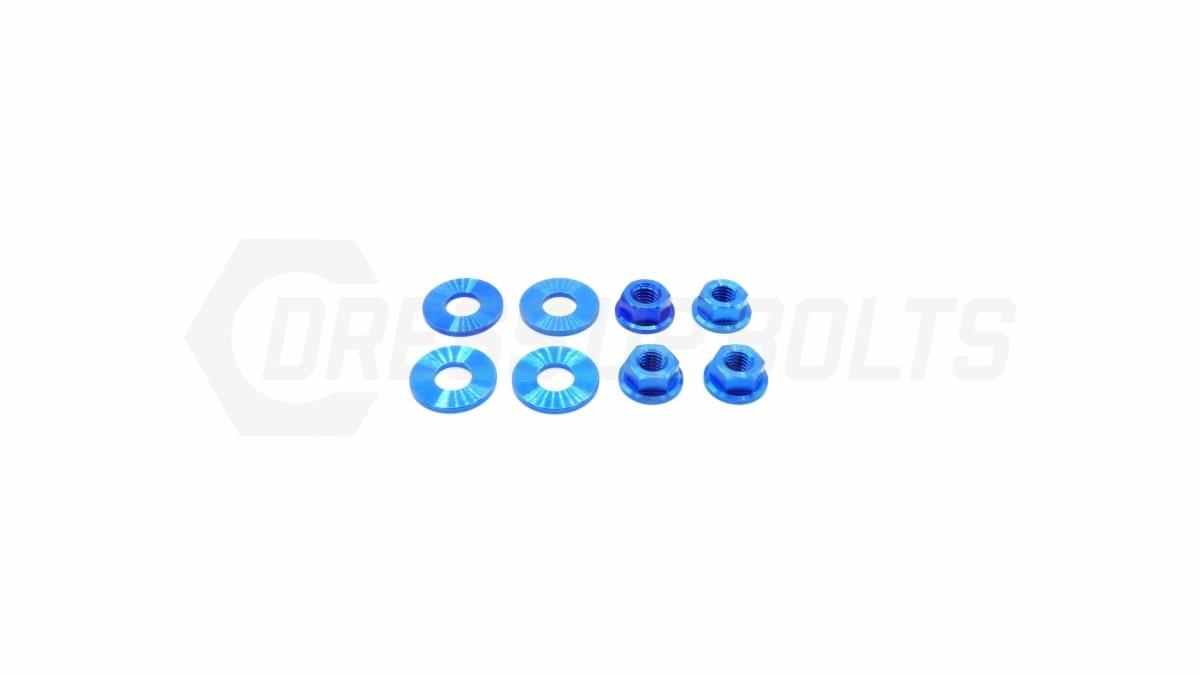 Dress Up Bolts Titanium Hardware Hood Kit - BMW F3X 335i (2012-2015).