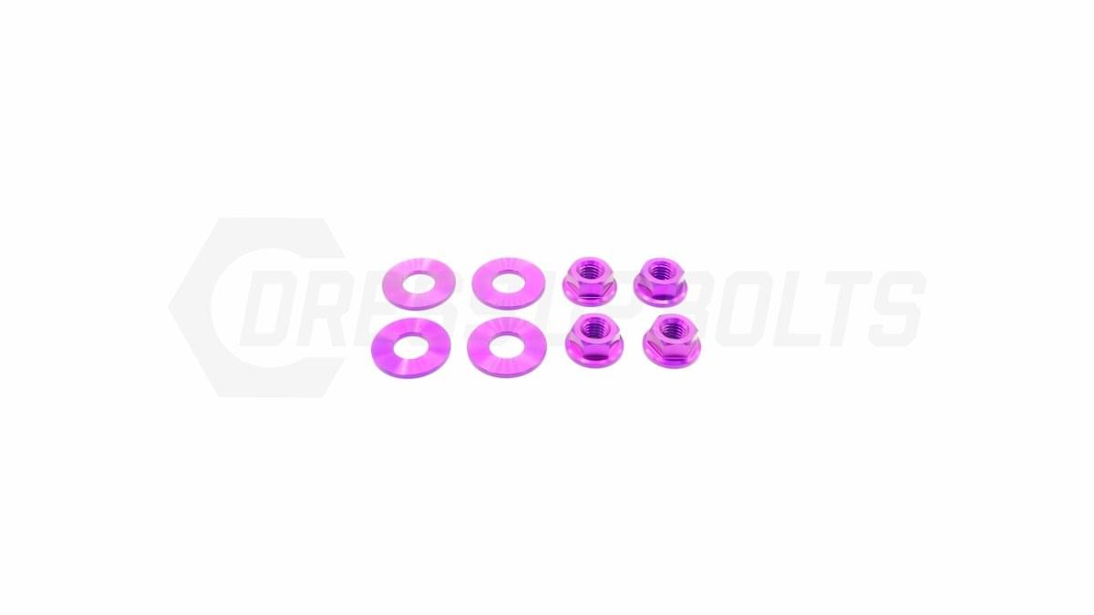 Dress Up Bolts Titanium Hardware Hood Kit - BMW F3X 335i (2012-2015).