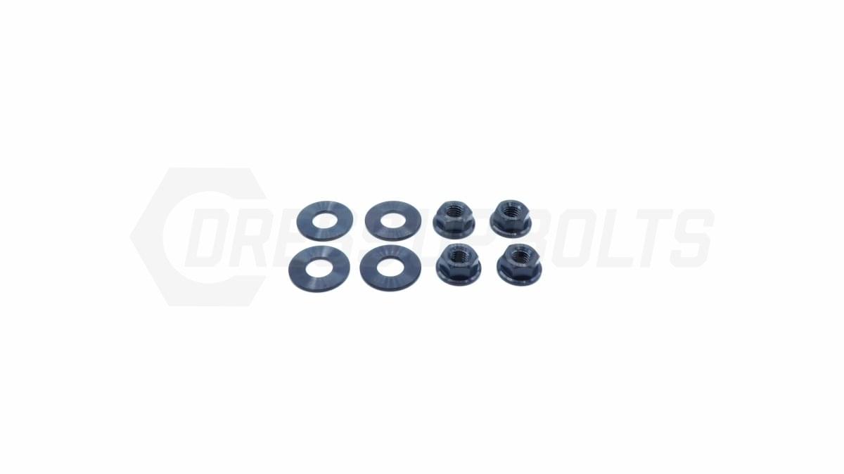 Dress Up Bolts Titanium Hardware Hood Kit - BMW F3X 335i (2012-2015).