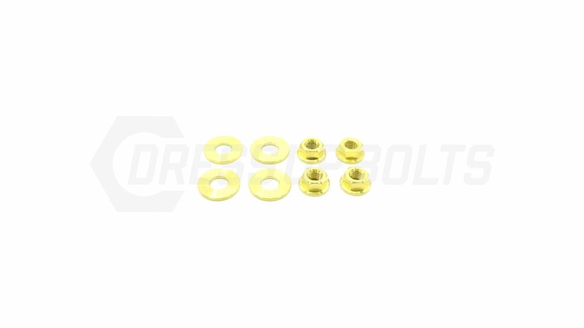 Dress Up Bolts Titanium Hardware Hood Kit - BMW F3X 335i (2012-2015).