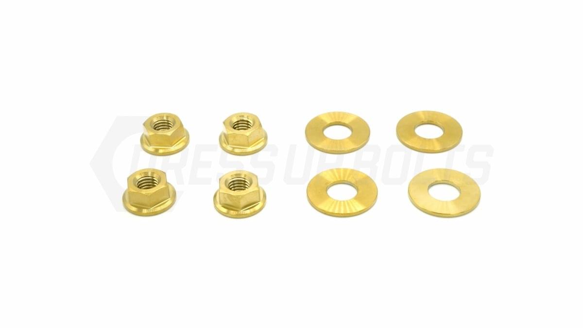 Dress Up Bolts Titanium Hardware Hood Kit - BMW F80 M3 (2014-2018).