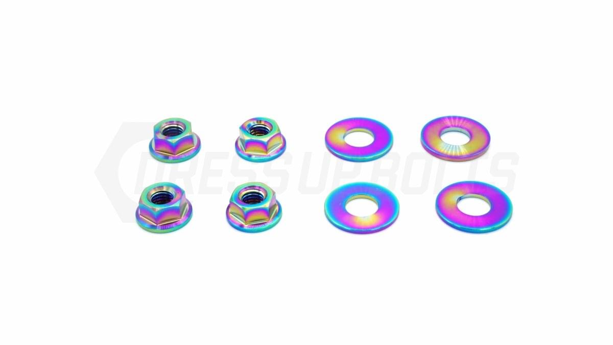 Dress Up Bolts Titanium Hardware Hood Kit - BMW F80 M3 (2014-2018).