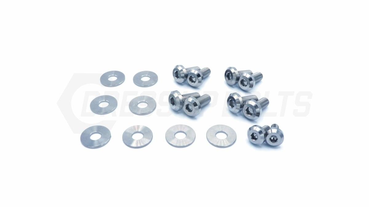 Dress Up Bolts Titanium Hardware Trunk Kit - BMW E82 135i (2007-2012).