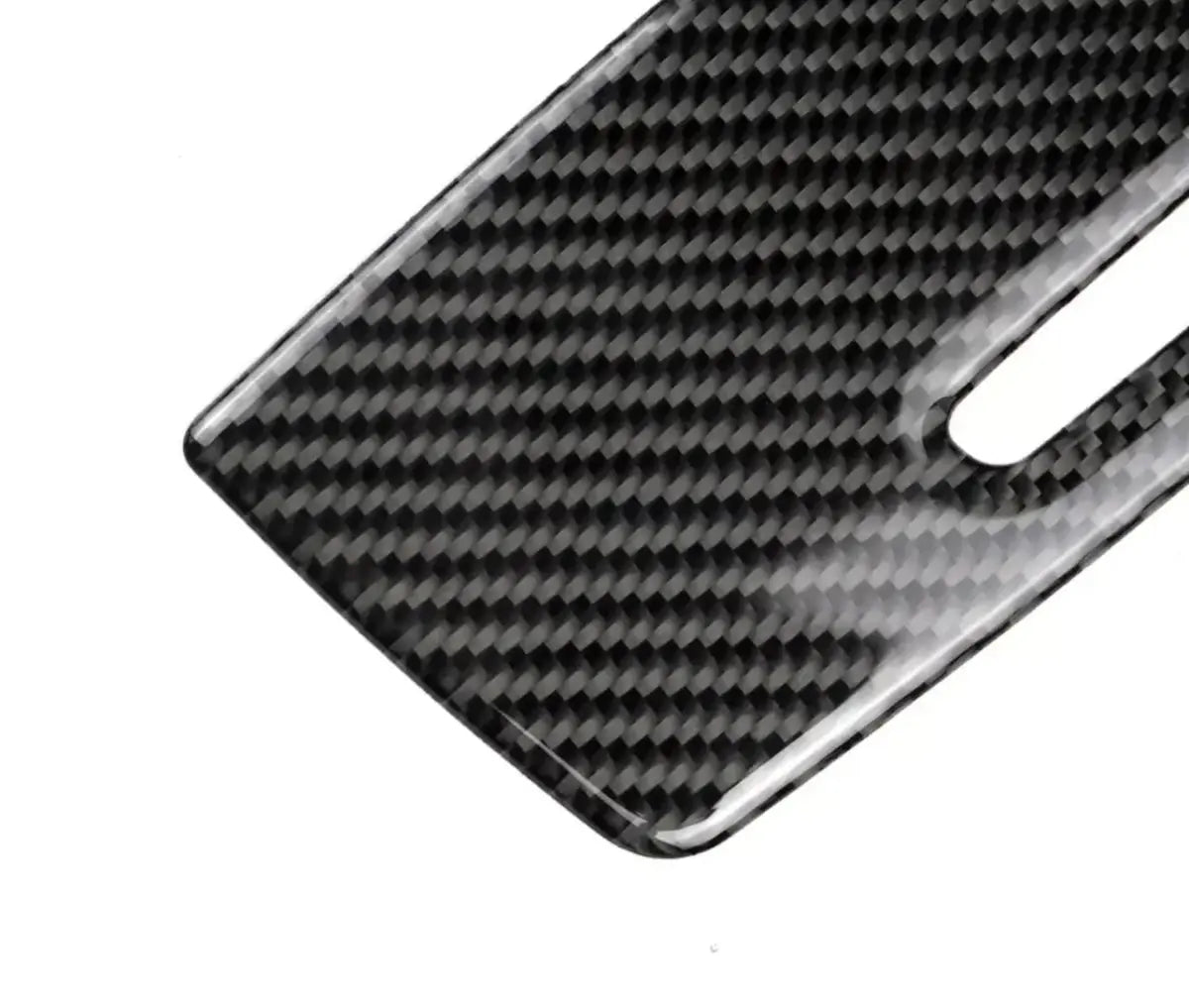 E9X Carbon Fiber Cigarette Lighter Cover Trim.
