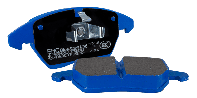 EBC Racing 12-19 BMW 3-Series (F30/F31/F34) Apollo-4 Caliper Bluestuff Racing Brake Pad.