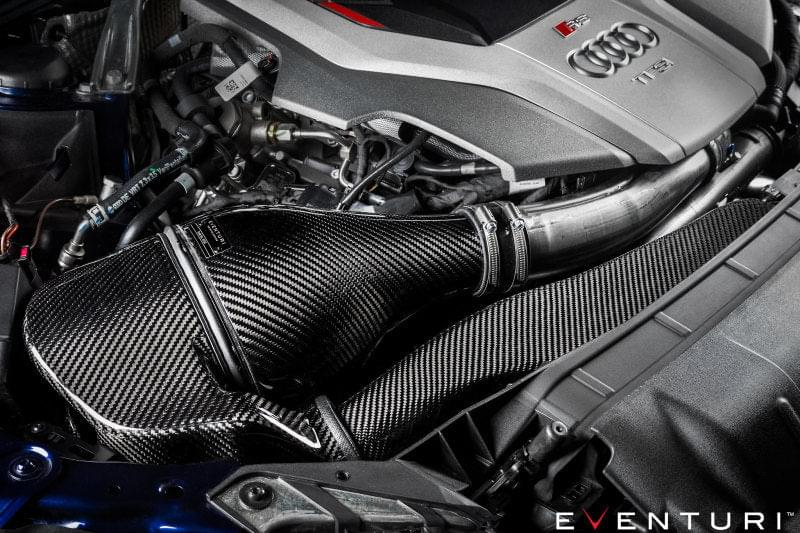 Eventuri Audi B9 RS5/RS4 - Black Carbon Intake w/ Secondary Duct.
