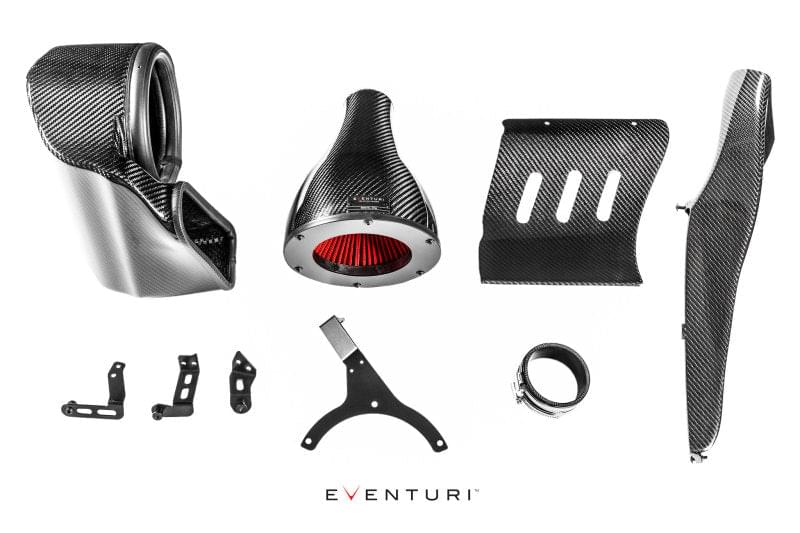 Eventuri Audi B9 RS5/RS4 - Black Carbon Intake w/ Secondary Duct.