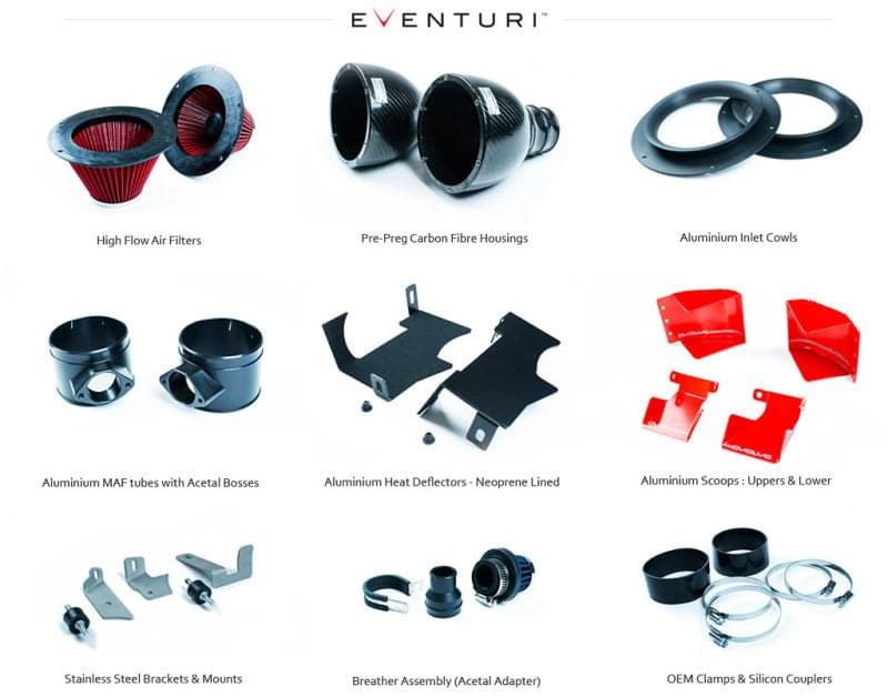 Eventuri BMW E6X M5/M6 - Black Carbon Intake.