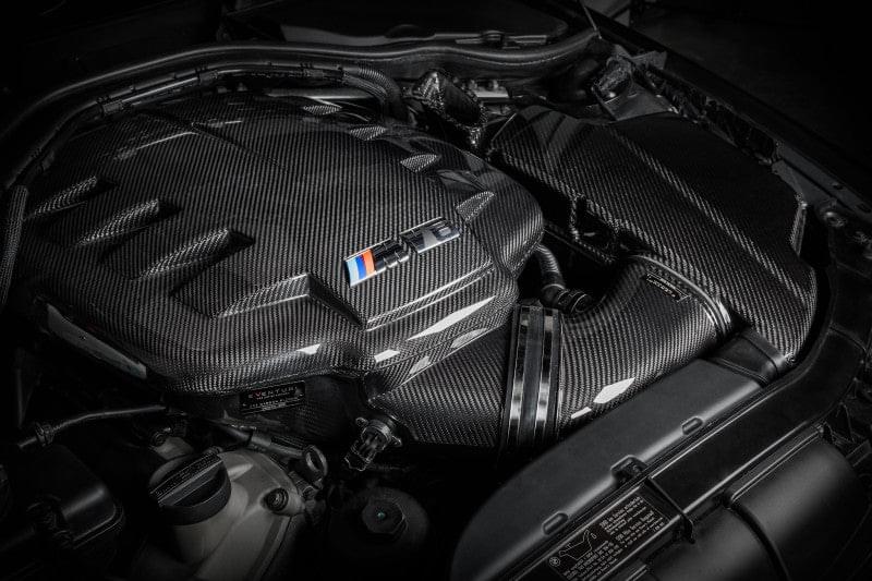 Eventuri BMW E9X M3 - Complete Black Carbon Inlet Plenum - No Emblem.