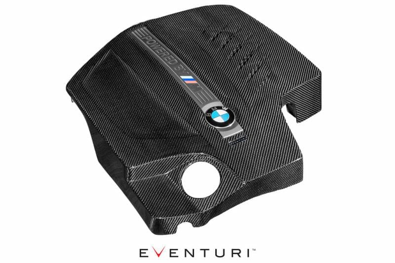 Eventuri BMW F87 M2 - Black Carbon Engine Cover.